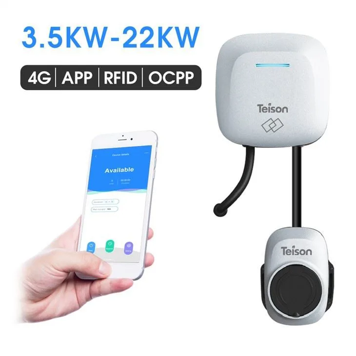 Chargeur de boîte murale de contrôle APP 16A/32A avec prise de type 2 - Bornes de recharges